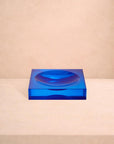 Chelsea Cobalt Glass Trinket Tray - Blue