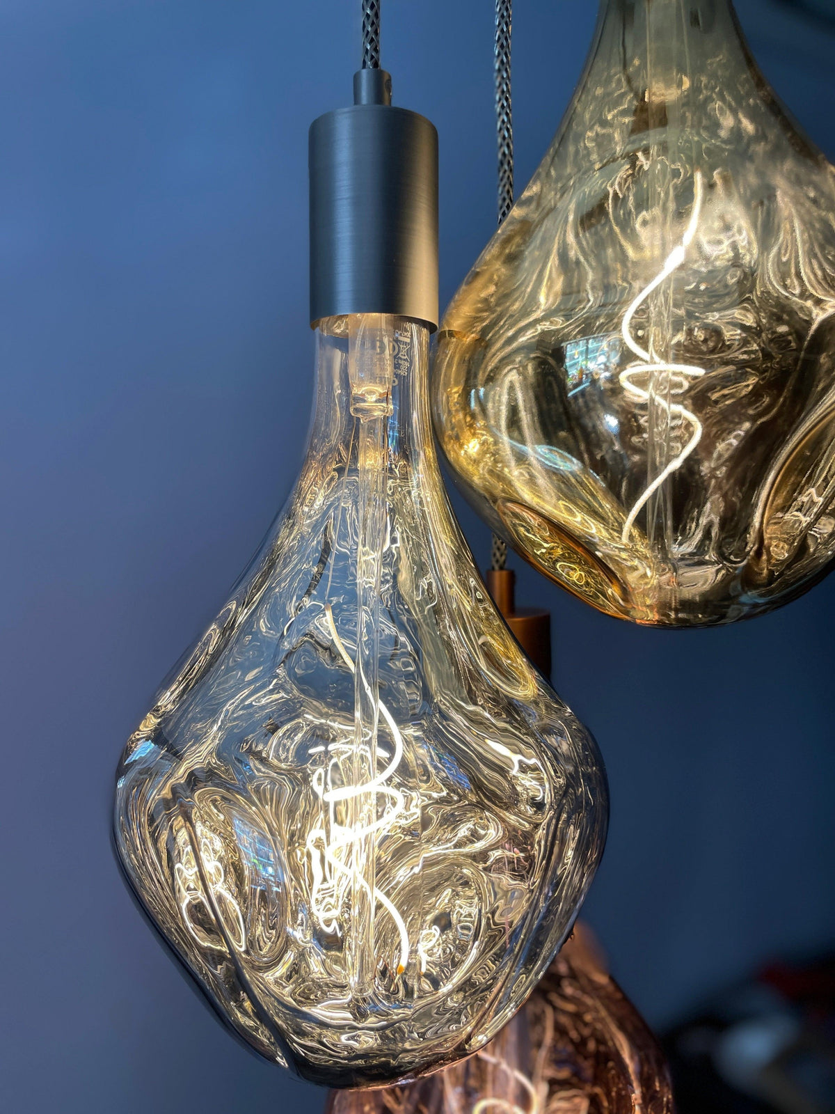 5 Light Cluster Evo Pendant Chandelier | Stairwell &amp; High Ceiling Lighting UK