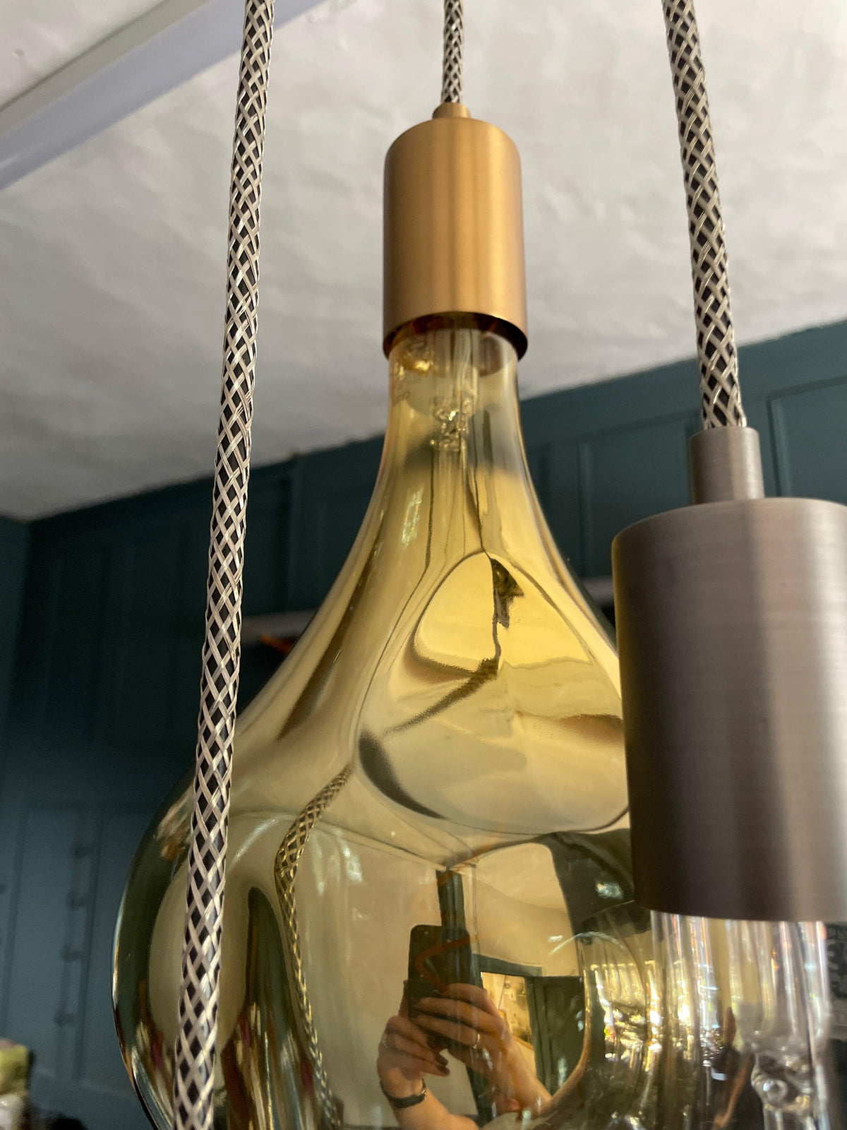5 Light Cluster Evo Pendant Chandelier | Stairwell &amp; High Ceiling Lighting UK