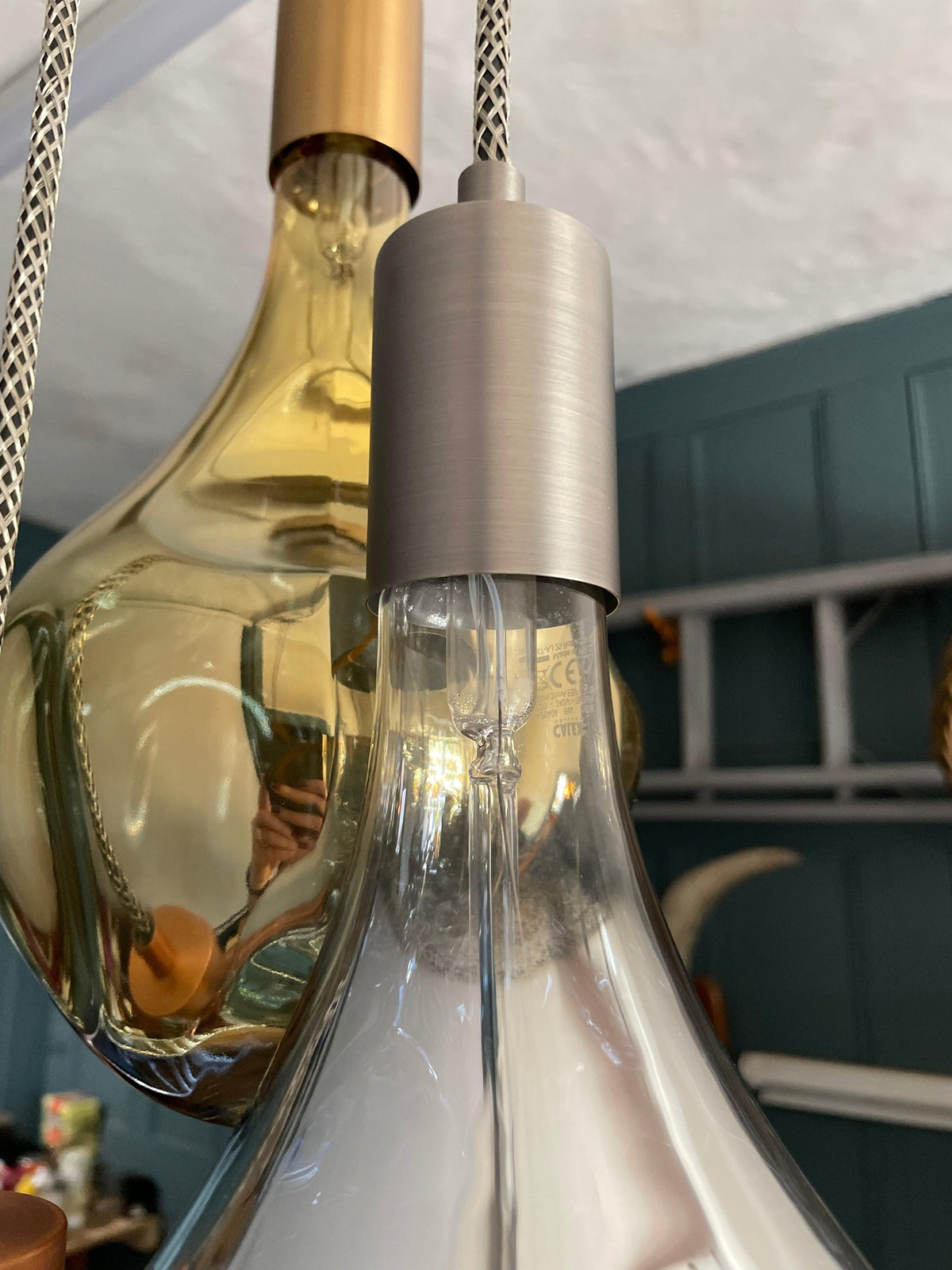 5 Light Cluster Evo Pendant Chandelier | Stairwell &amp; High Ceiling Lighting UK