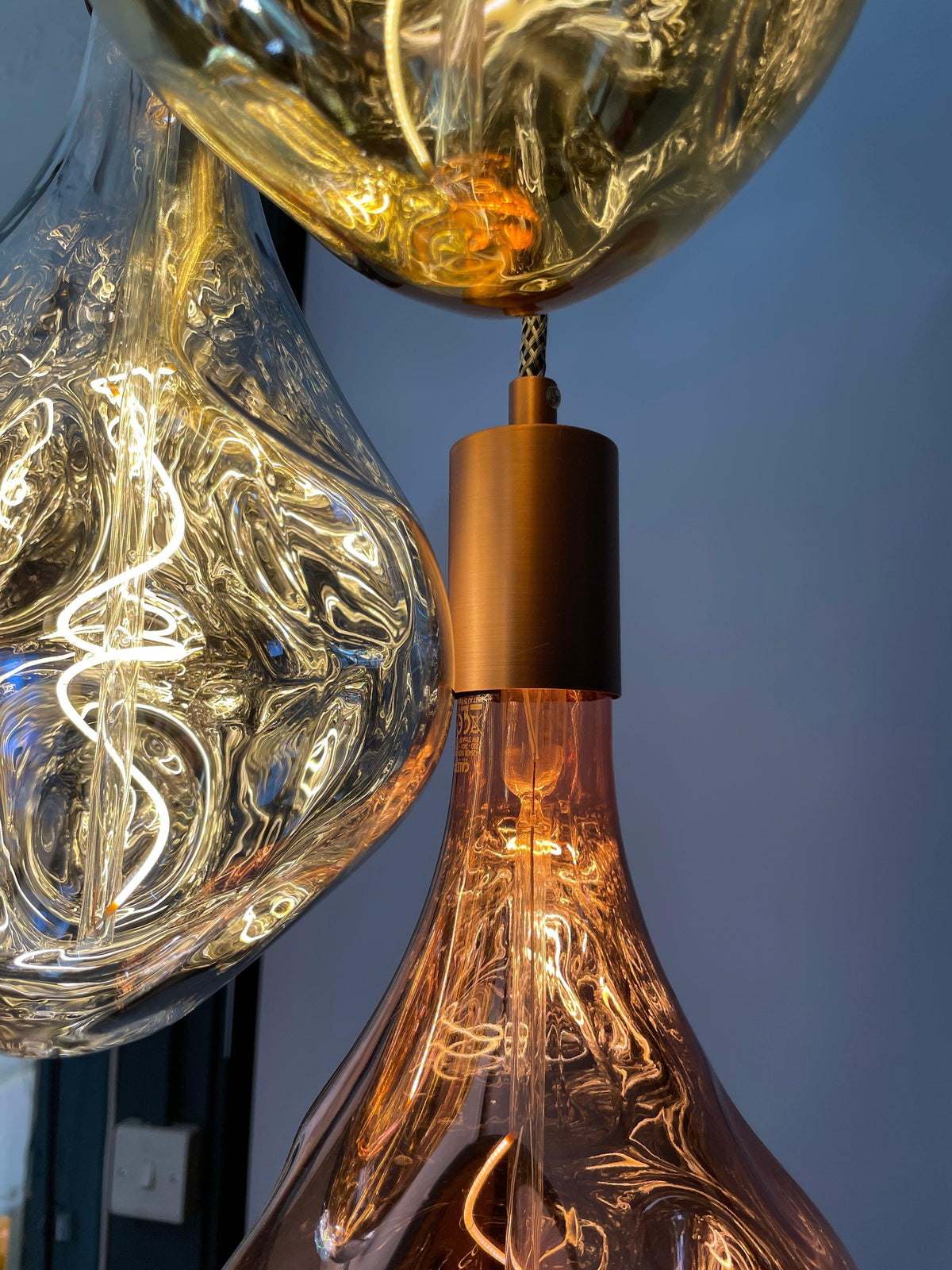 5 Light Cluster Evo Pendant Chandelier | Stairwell &amp; High Ceiling Lighting UK
