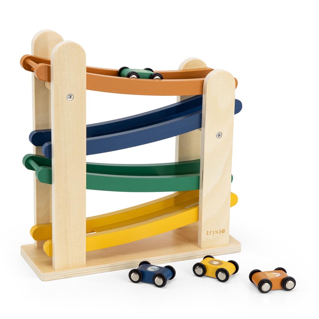 Wooden Animal Race Track Toy for Toddlers