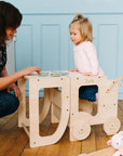 Convertible Montessori Kitchen Helper Table
