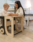 Convertible Montessori Kitchen Helper Table