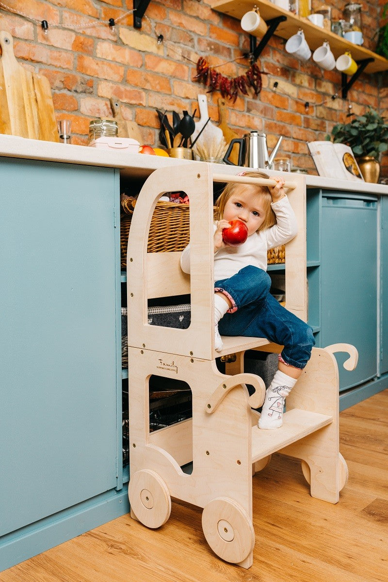 Convertible Montessori Kitchen Helper Table
