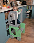 Convertible Montessori Kitchen Helper Table