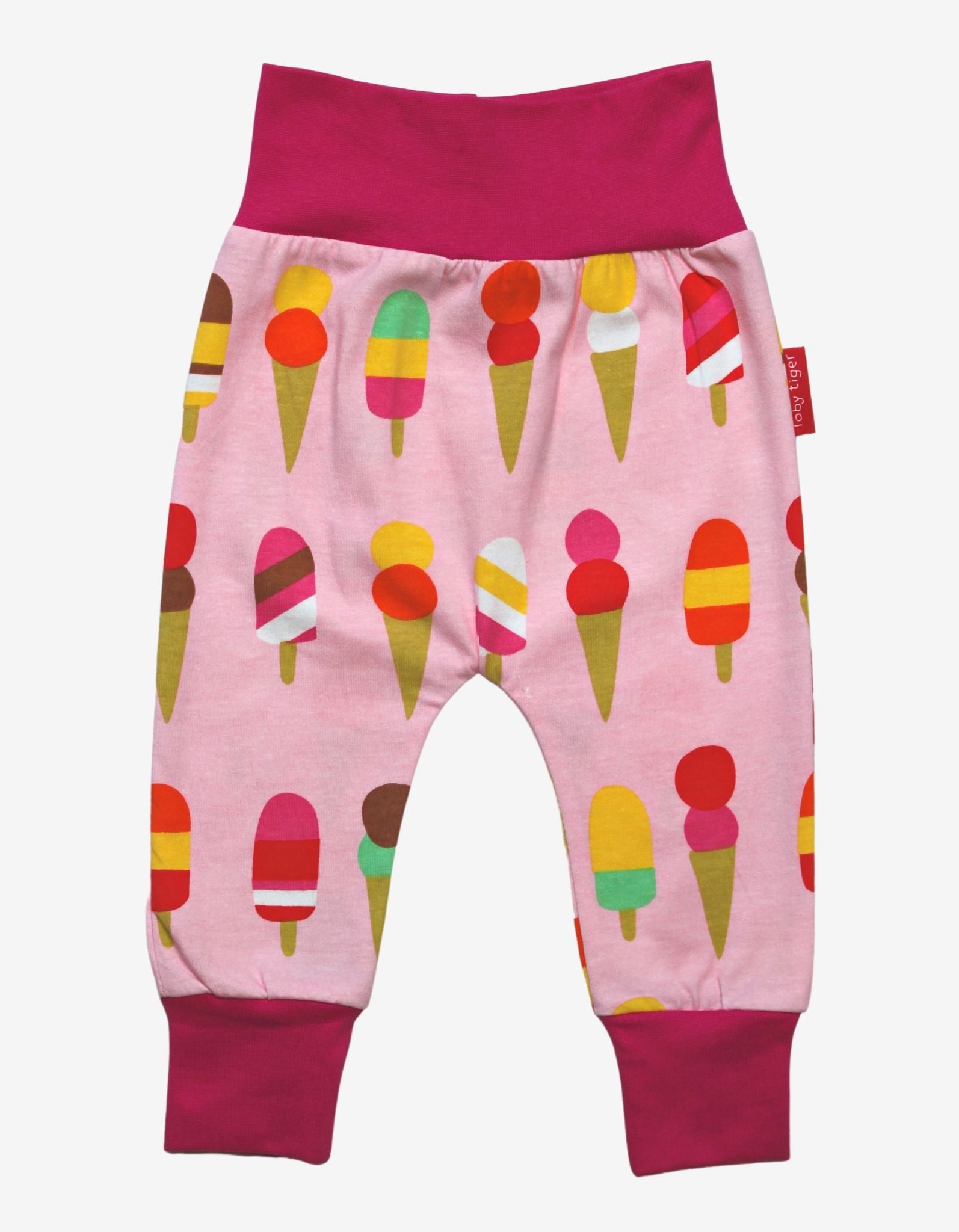 Stay Cool with the Comfiest Organic Kids Yoga Pants This Season - Toby Tiger Motif, GOTS Certified Cotton by Toby Tiger at brixbailey.com