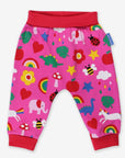 Comfortable Organic Cotton Baby Pants with Unicorns, Dinosaurs, and Elephants - Soft, Eco-Friendly, and Machine Washable by Toby Tiger at brixbailey.com