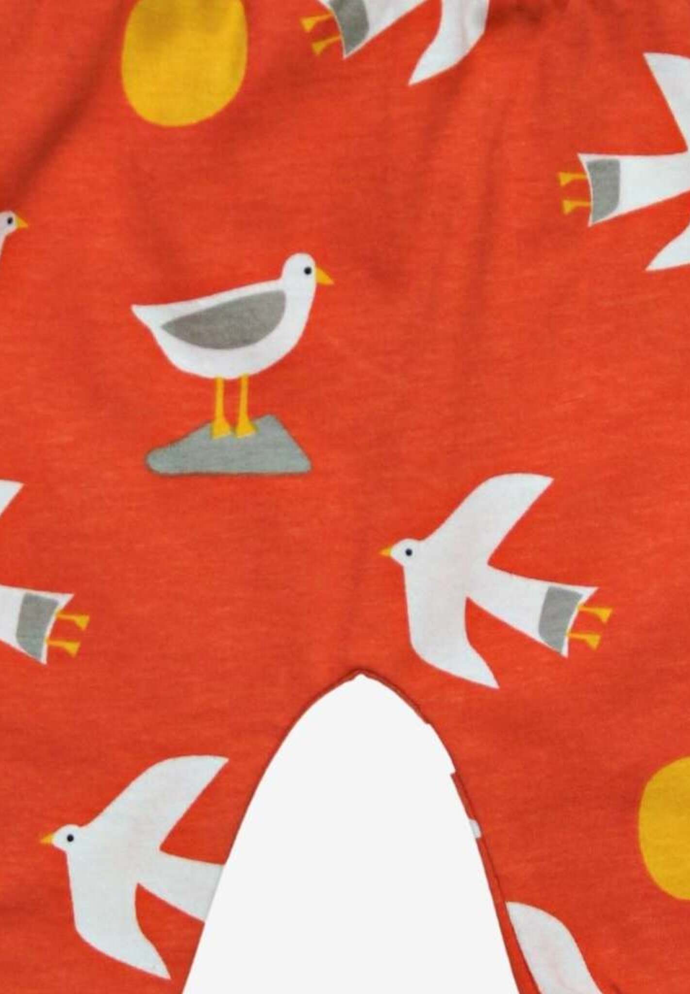 Premium Organic Yoga Pants with Seagull Print, Comfortable and Stylish for Active Moms and Kids by Toby Tiger at brixbailey.com