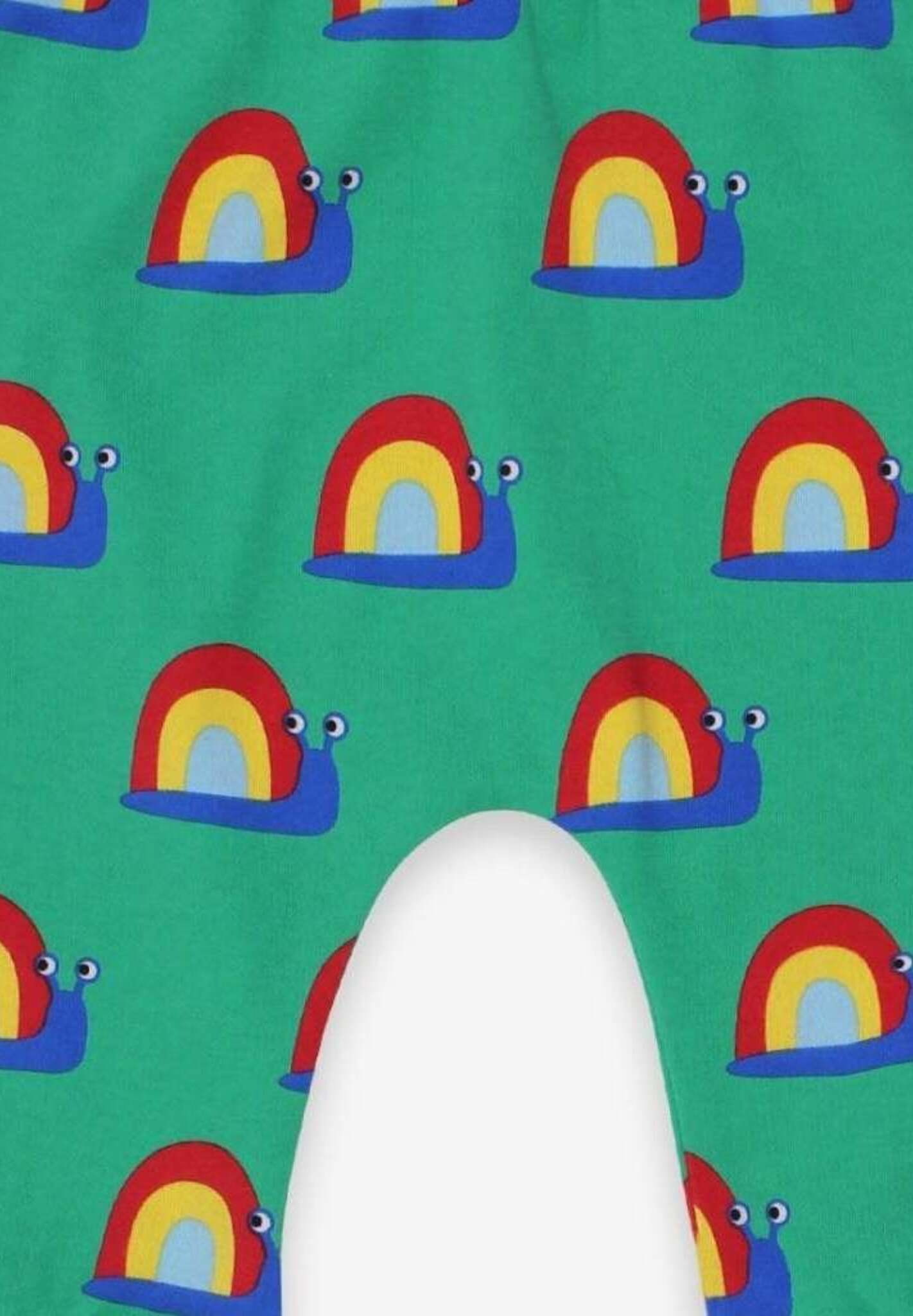 Premium baby pants with snails print, soft organic cotton, flexible waistband, stylish and comfortable, best-selling eco-friendly design by Toby Tiger at brixbailey.com