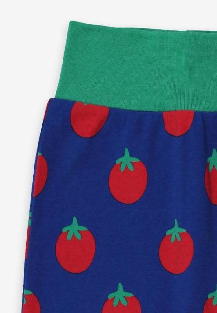 Premium Organic Cotton Baby Pants with Tomato Print - Soft, Eco-Friendly &amp; Stylish Toby Tiger Design by Toby Tiger at brixbailey.com