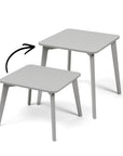 TULLA - Height-extendable Kids Table - Grey