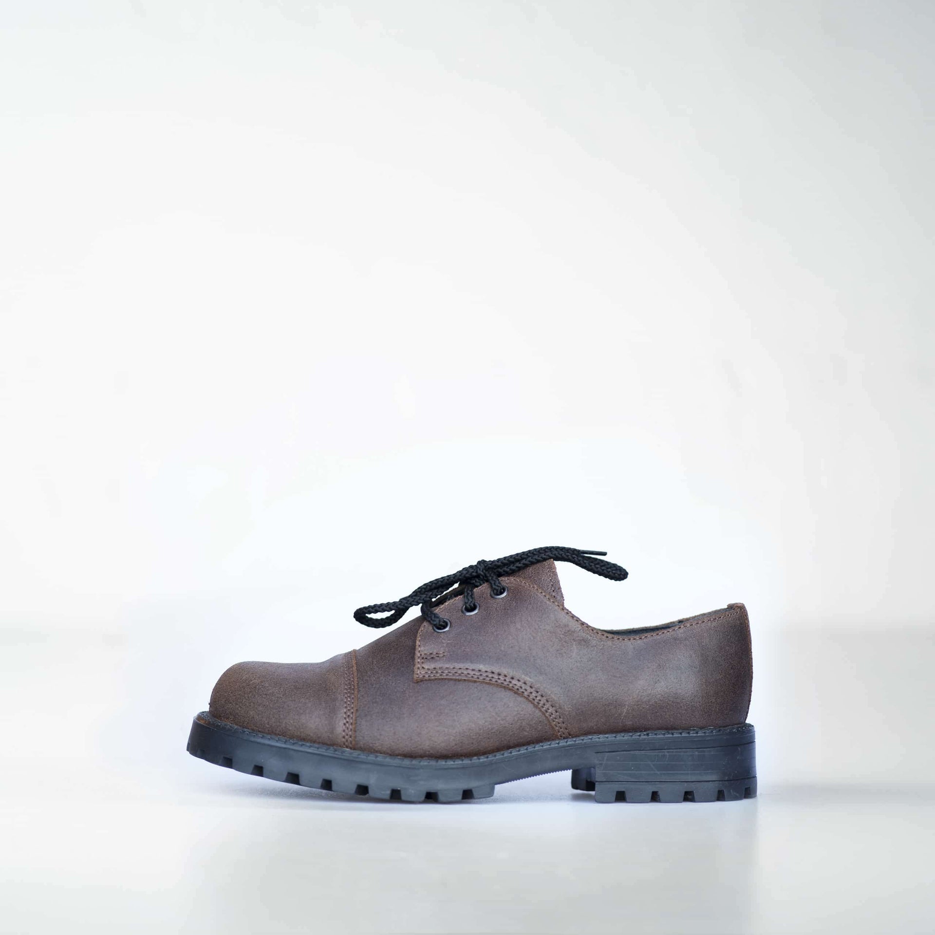 Dark Brown Widgets – Durable Unisex Leather Shoes from Estonia by Samelin at www.brixbailey.com