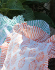 Turquoise sea cushion