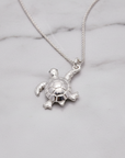 Turtle Silver Charm