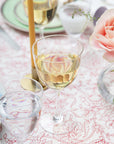 Crystal Wine Glasses with Lens Design