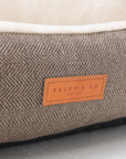 THE LINCOLN | LUXURY TWEED BOLSTER DOG BED