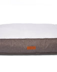 THE LINCOLN | LUXURY TWEED FLAT PILLOW DOG BED