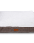 THE LINCOLN | LUXURY TWEED FLAT PILLOW DOG BED