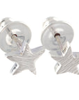 Twilight Star Silver Stud Earrings