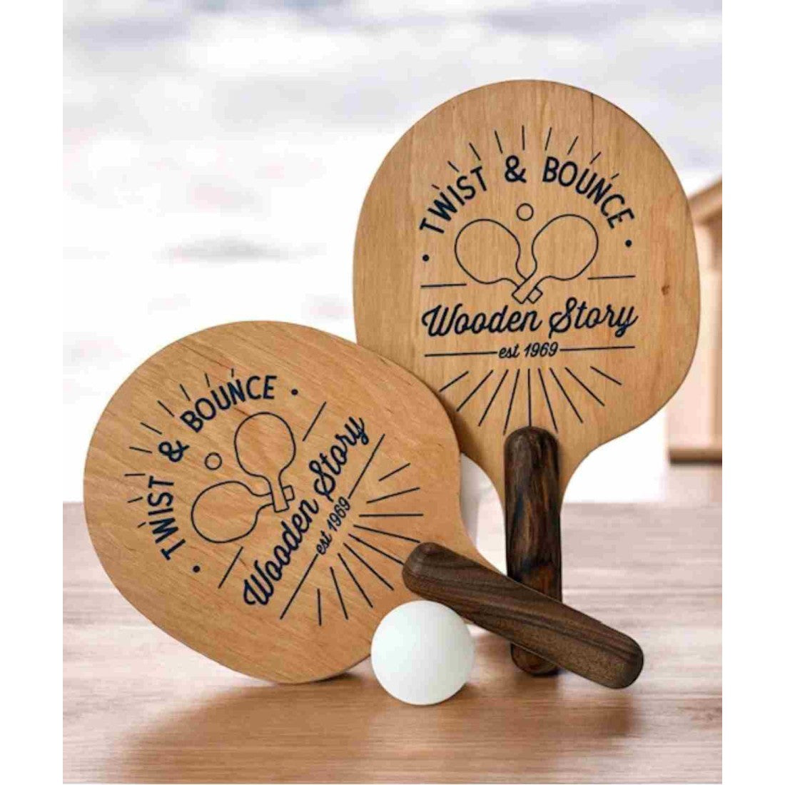 Twist and Bounce Wooden Toy - Portable &amp; Eco-Friendly Game for All Ages by Wooden Story at www.brixbailey.com