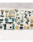 Two-piece wall activity panel (60×80 + 60×39 cm)