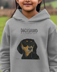 Mischievous Black & Tan Sausage Hoodie – Snuggles, Sass & Sustainability!
