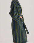 Ultra Soft Retro Stripe Bathrobe - 100% Organic Long-stapled Cotton-1