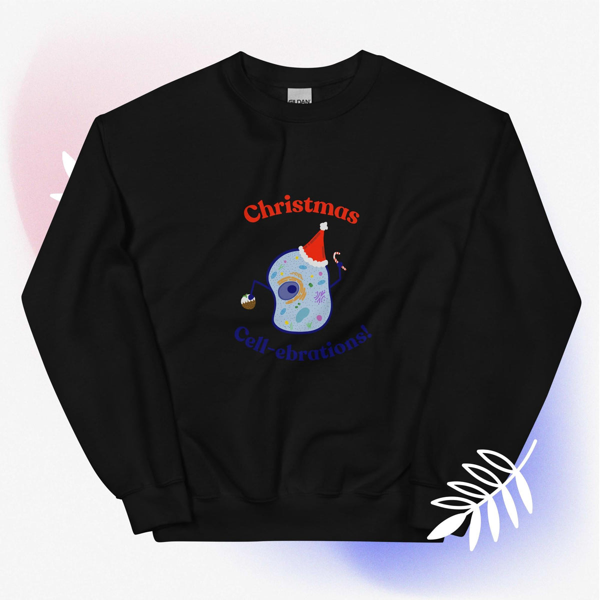 Christmas cell-ebrations biology science Christmas sweatshirt jumper