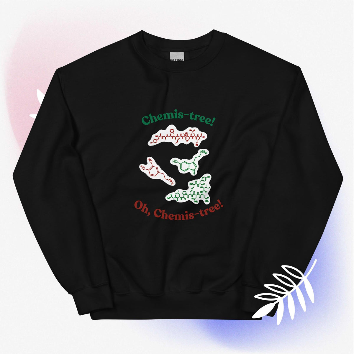 Chemis-tree chemistry science Christmas sweatshirt