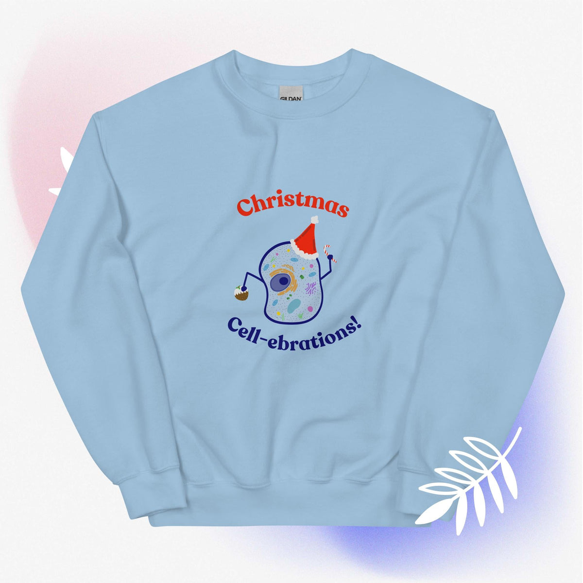 Christmas cell-ebrations biology science Christmas sweatshirt jumper