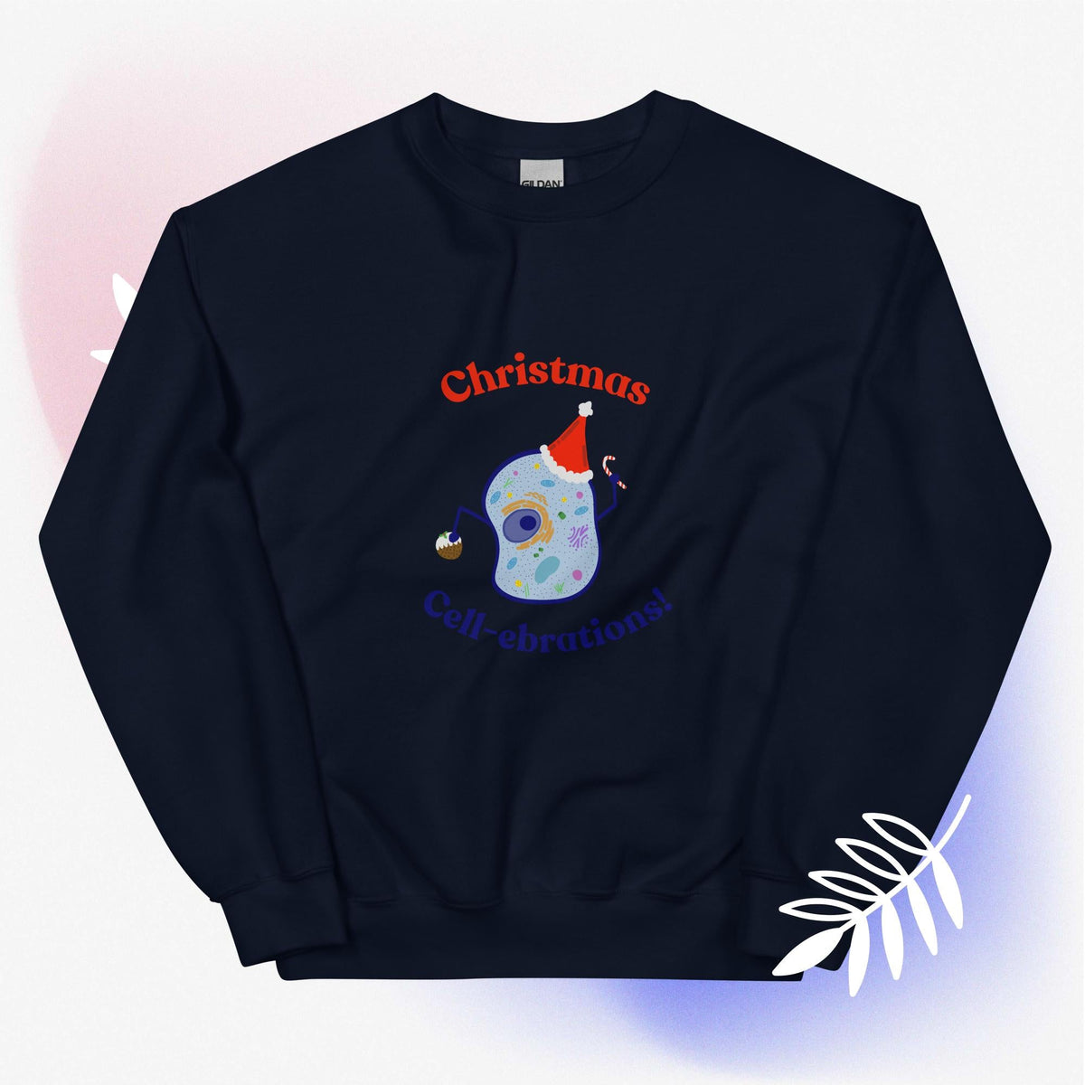 Christmas cell-ebrations biology science Christmas sweatshirt jumper