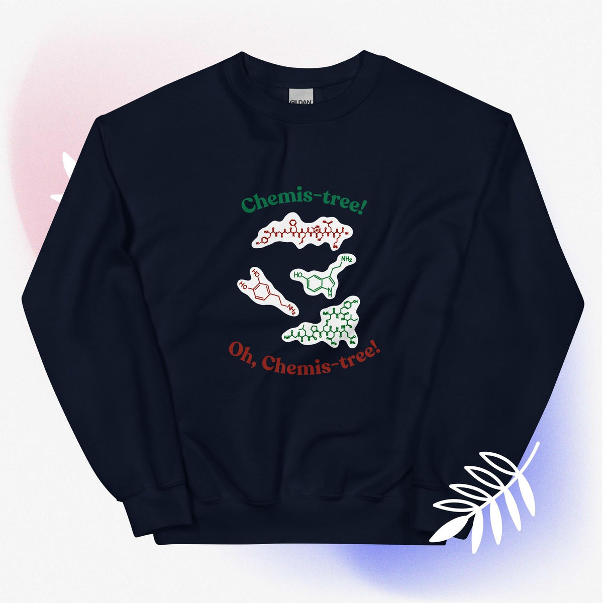 Chemis-tree chemistry science Christmas sweatshirt