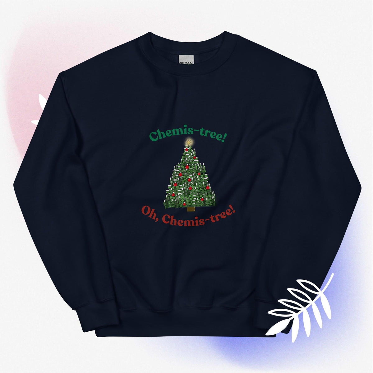 Chemis-tree chemistry Christmas sweatshirt