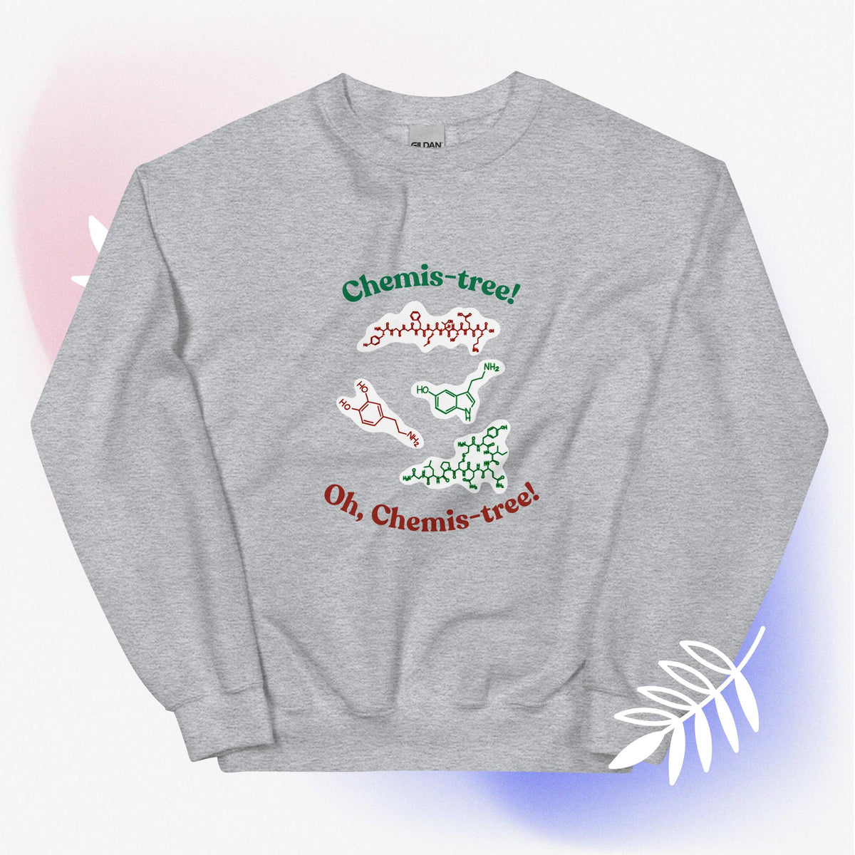 Chemis-tree chemistry science Christmas sweatshirt