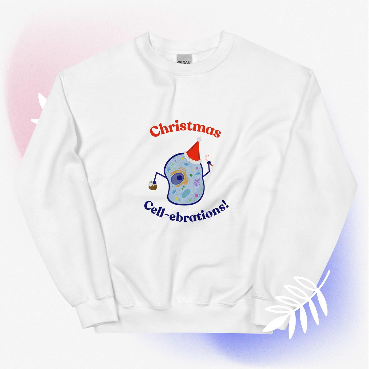 Christmas cell-ebrations biology science Christmas sweatshirt jumper