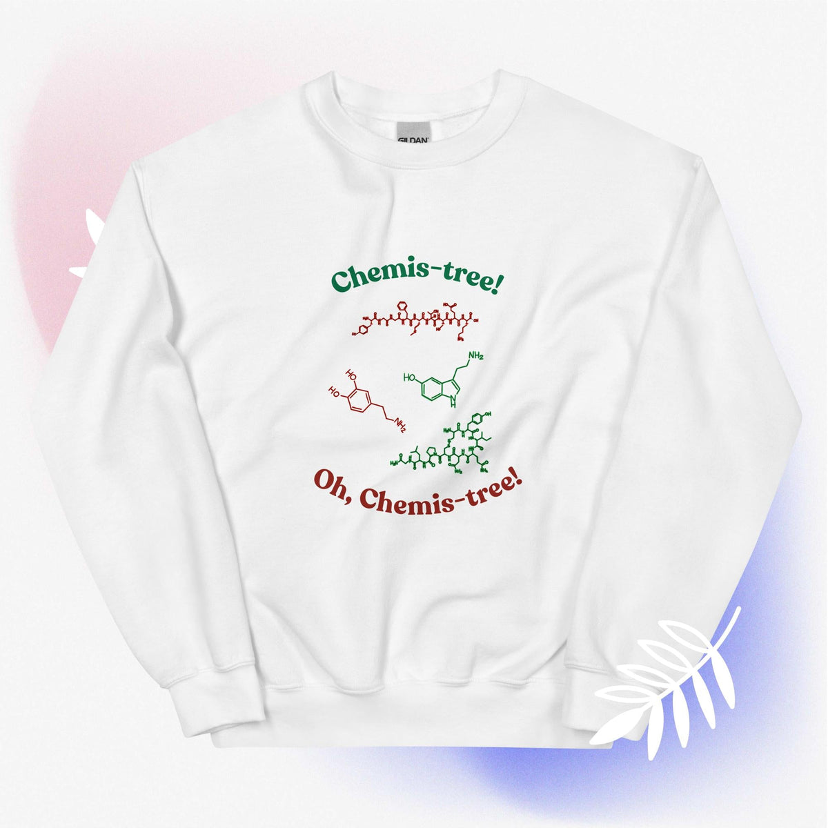 Chemis-tree chemistry science Christmas sweatshirt