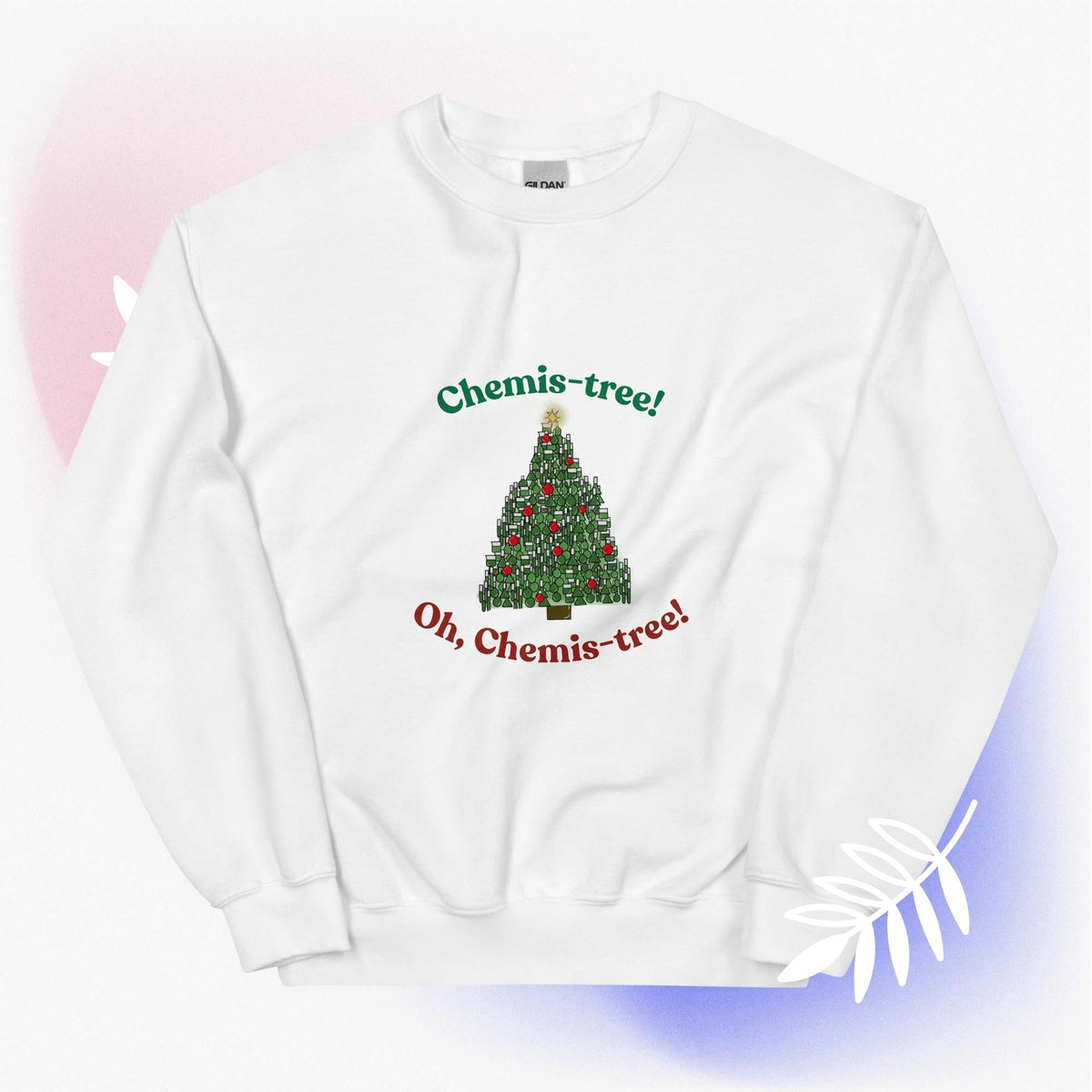 Chemis-tree chemistry Christmas sweatshirt