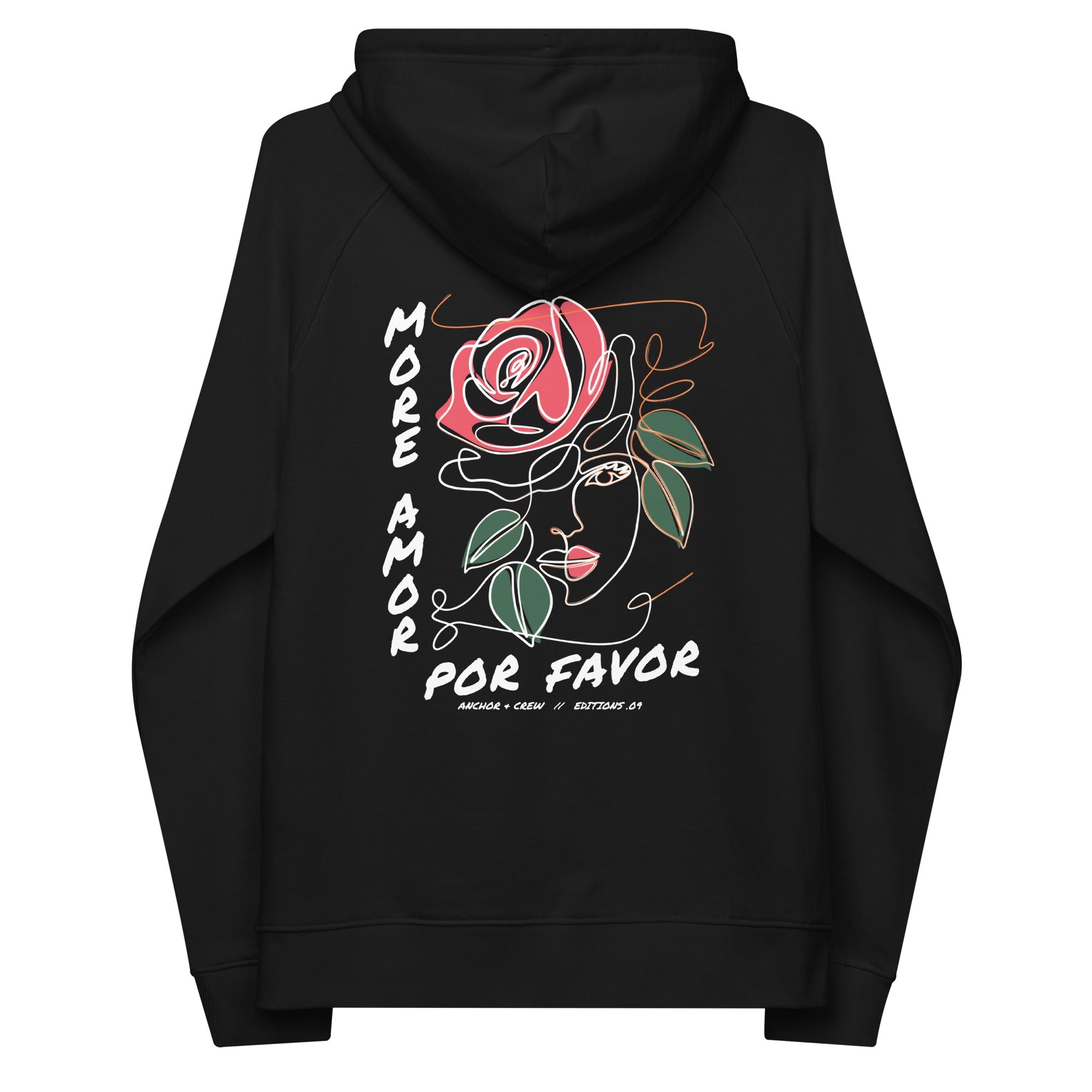 09 More Amor Por Favor EDITIONS Organic Cotton Hoodie