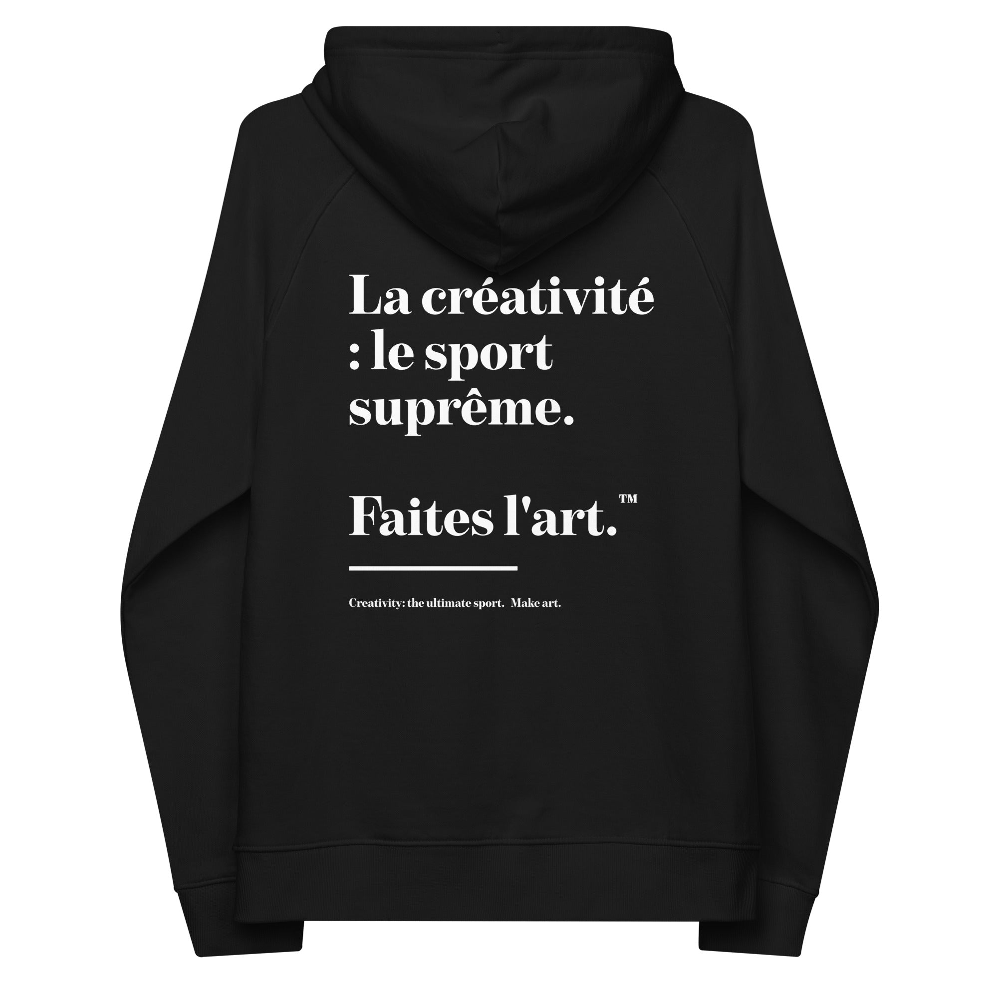 Make Art Creative Standard Organic Cotton Hoodie