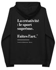 Make Art Creative Standard Organic Cotton Hoodie