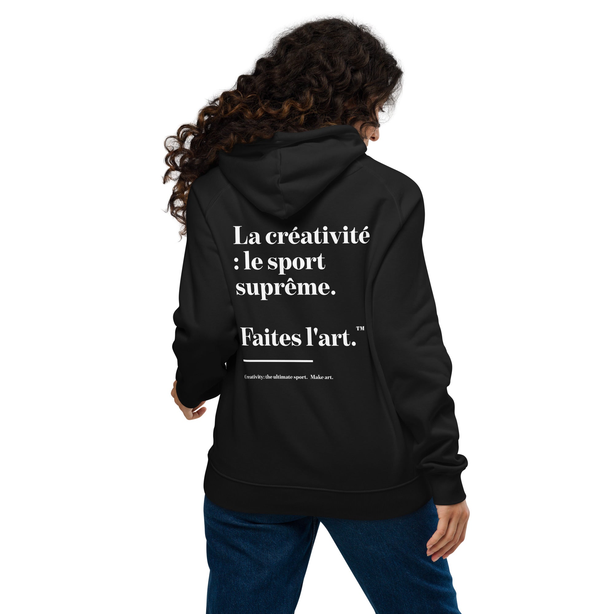Make Art Creative Standard Organic Cotton Hoodie