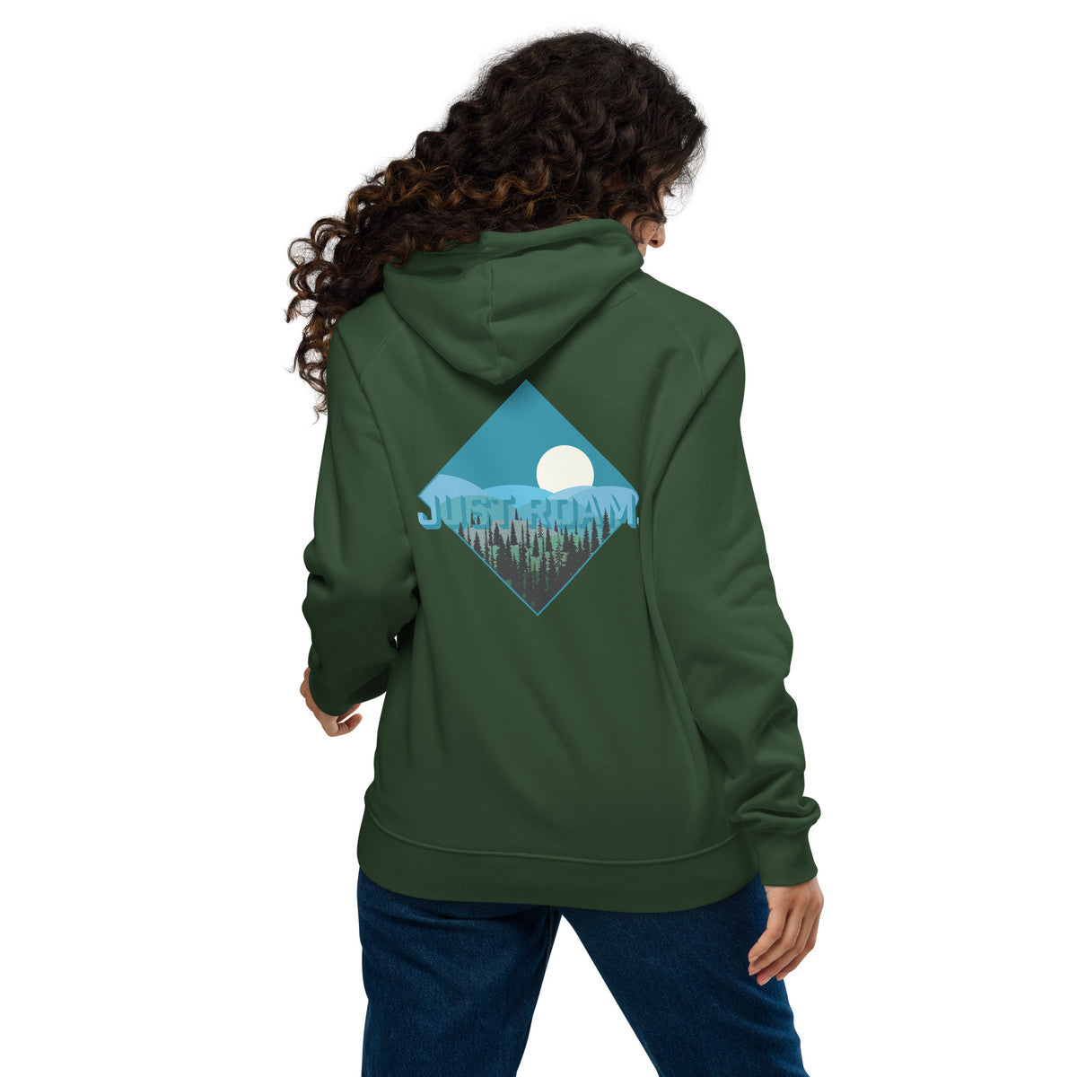 Just Roam. Seeker Organic Cotton Raglan Hoodie