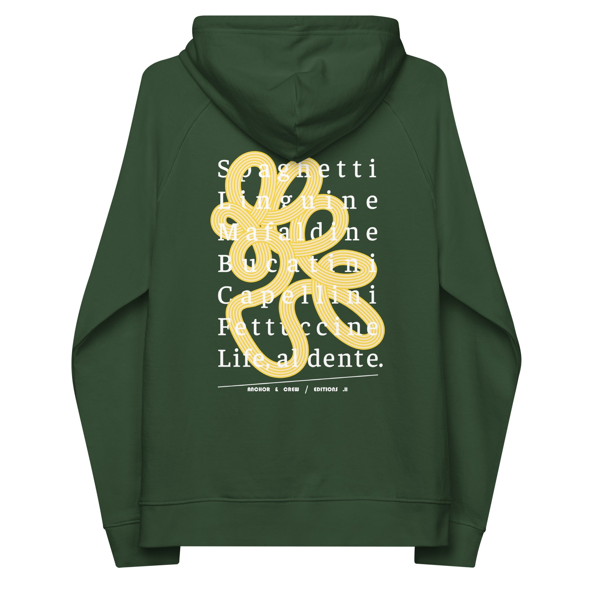11 Life, Al Dente EDITIONS Organic Cotton Hoodie