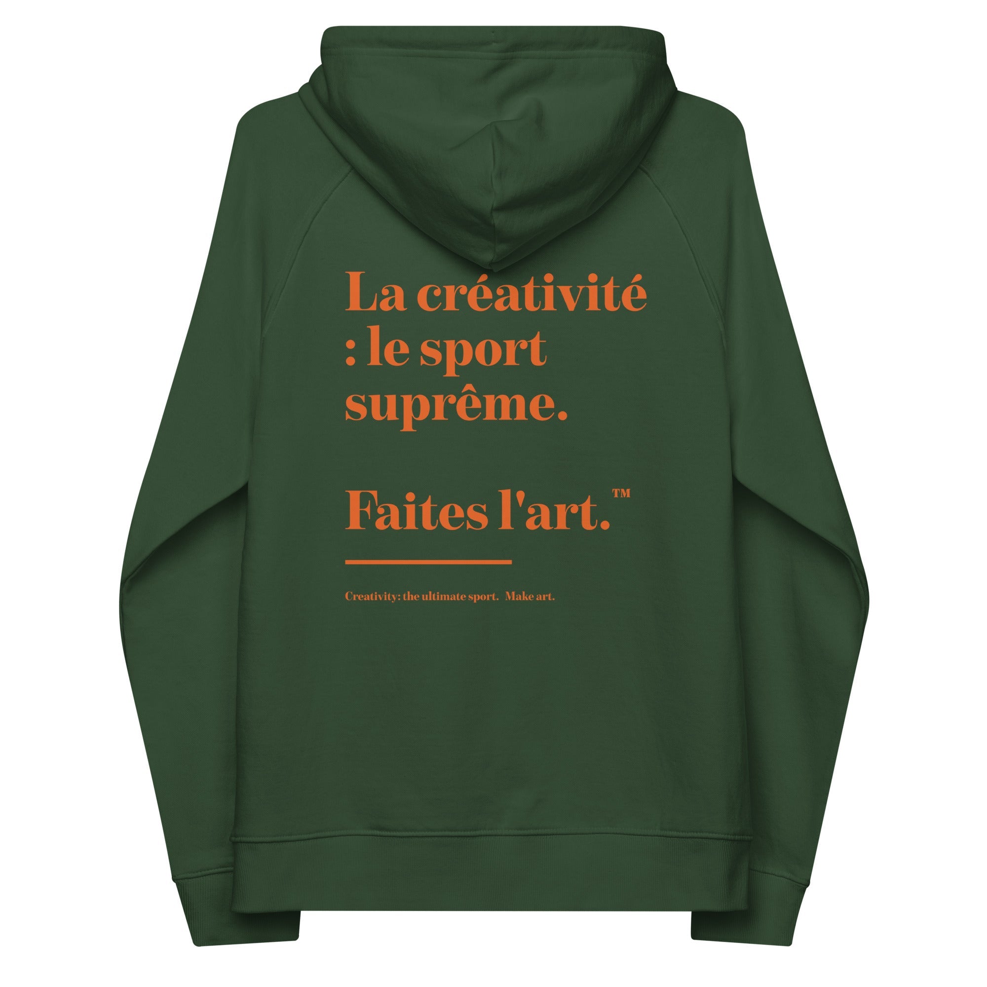 Make Art Creative Standard Organic Cotton Hoodie