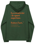 Make Art Creative Standard Organic Cotton Hoodie
