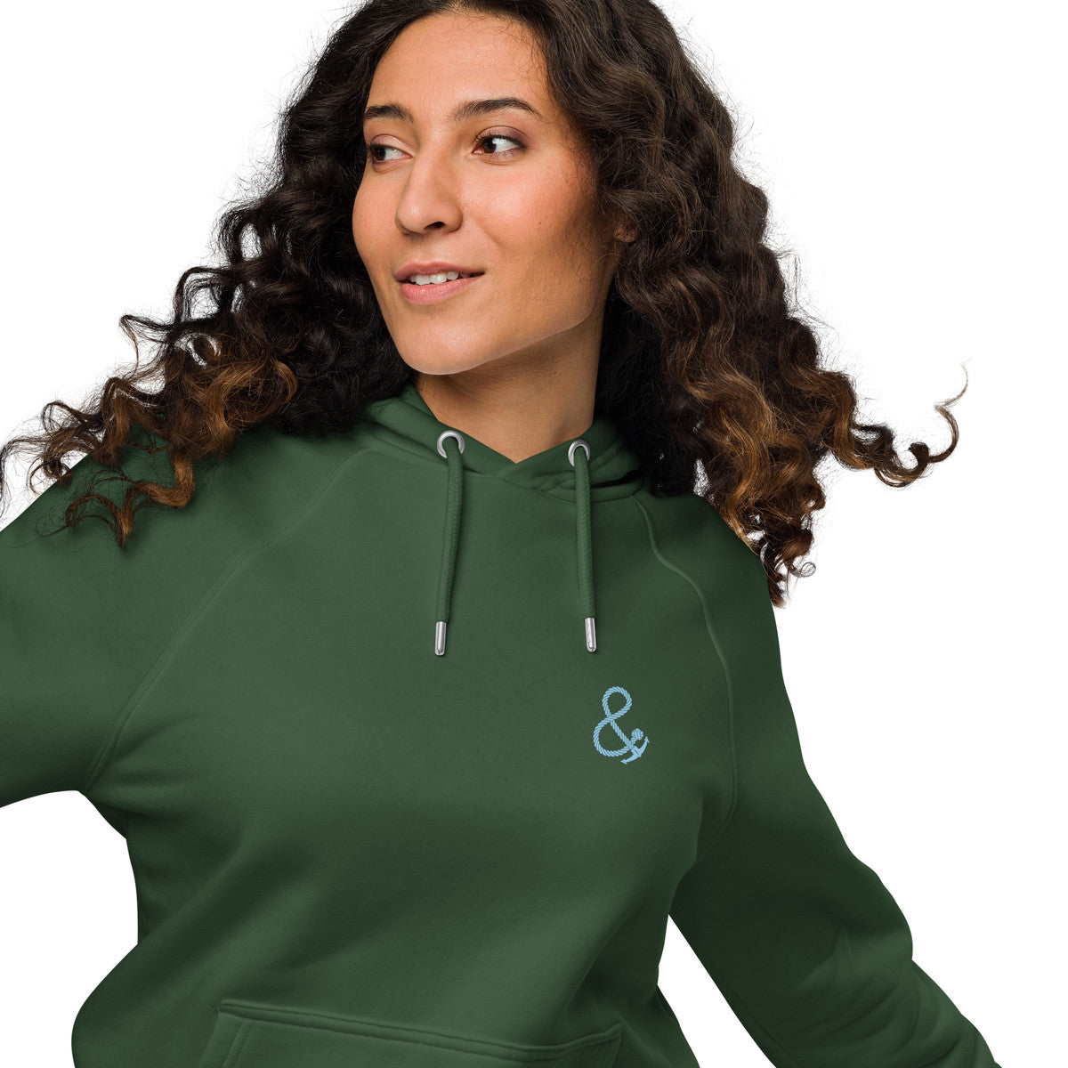 Just Explore. Seeker Organic Cotton Raglan Hoodie