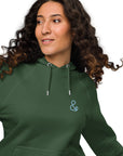 Just Explore. Seeker Organic Cotton Raglan Hoodie