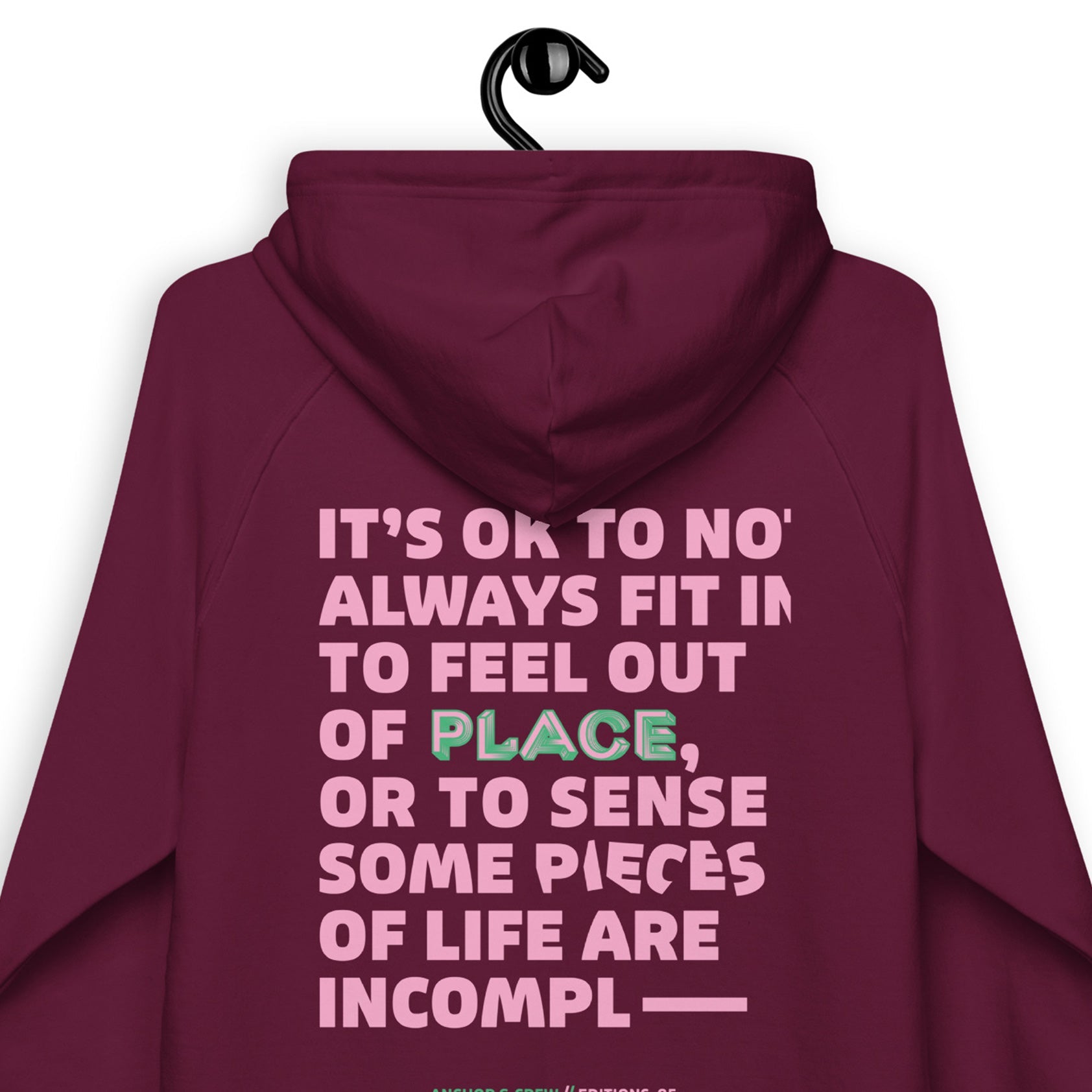 05 It's Ok EDITIONS Organic Cotton Hoodie