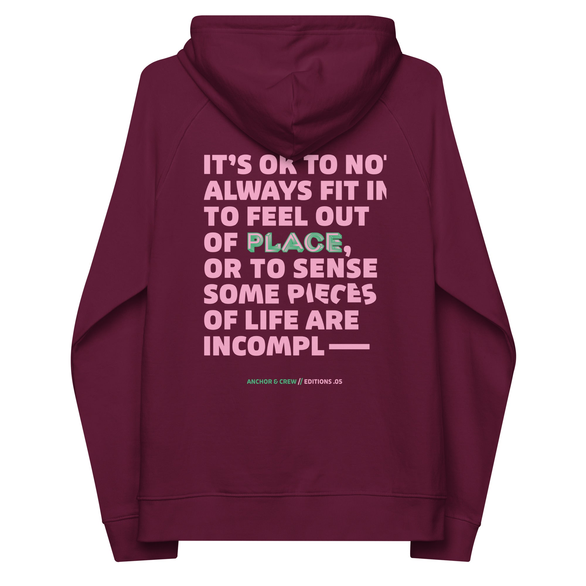 05 It's Ok EDITIONS Organic Cotton Hoodie